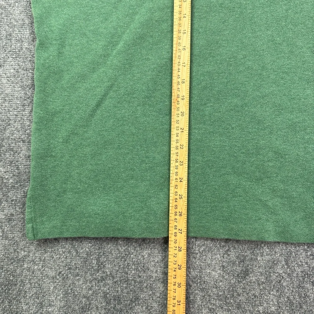 Vintage Polo Ralph Lauren Quarter Zip Sweater Mens XXL Green Cotton Pony Preppy